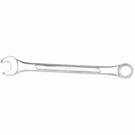 DENDESIGNS 0.87 in. with 12 Point Box End - Raised Panel - 11 in. Long Chrome Combination Wrench DE2998539